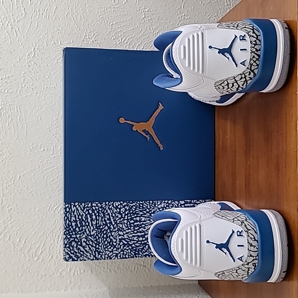 Air Jordan 3 Retro Washington Wizards Blue Copper Men Sneaker CT8532-148 Sz 12.5 - Picture 8 of 17